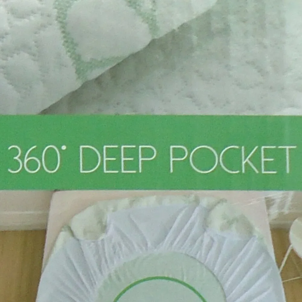 NWOT. GOONIK twin bamboo waterproof mattress protector.